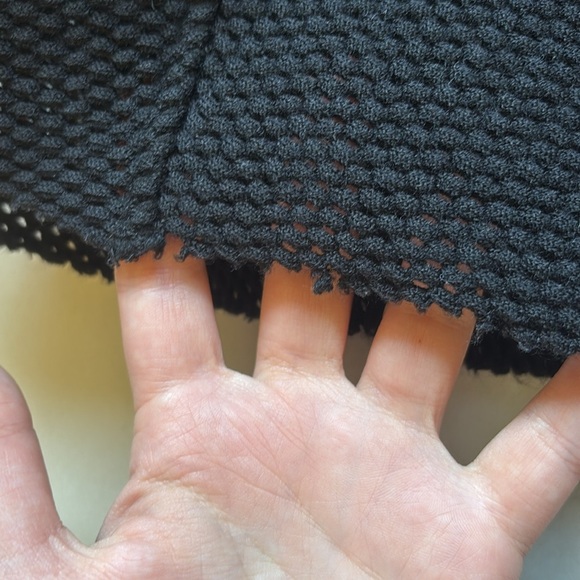 IRO Women's Davina Black Mesh Pleated Skater Mini Skirt Medium Designer‎ Classic - Picture 10 of 10